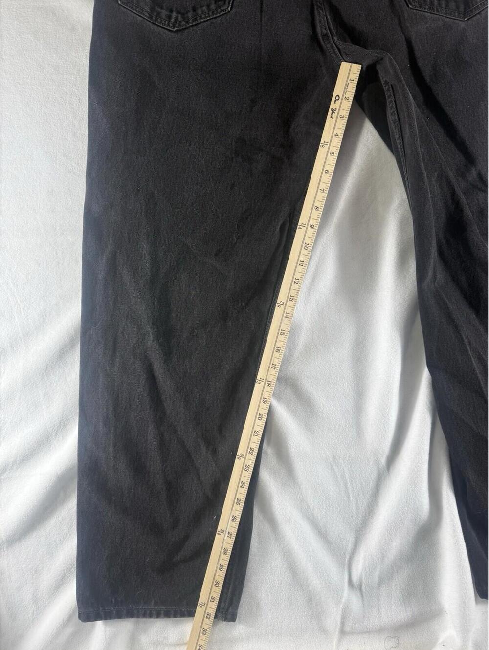 Levi’s 550 Black Denim Jeans Mens 42 Streetwear Baggy Skate Hip Hop Relaxed Fit - Picture 6 of 7
